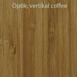 Optik 1-S Platte "Nanjing" / 3 mm vertikal coffee