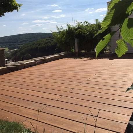 Bambus-Terrassendielen "Cobam" 2200 x 140 x 20 mm oberfläche glatt vorgeölt