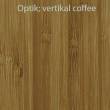 Optik Bambus Platte vertikal coffee 25 mm