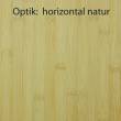 Optik Bambusplatte horizontal natur 40 mm