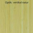 Optik Bambusplatte in vertikal natur 40 mm