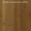 Optik bambusfurnier horizontal coffee