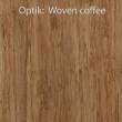 Optik 4 mm woven platte coffee