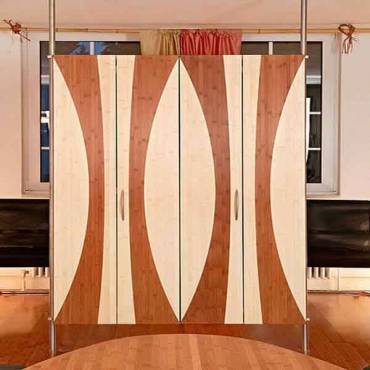 Design Raumteiler aus 3-schicht bambus platten 16 mm
